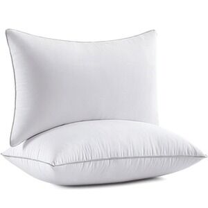 UFIST 2pcs Luxury Pillows – High Loft, No Collapse Neck Support, All-Season Comf